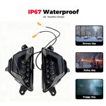 2025년형 신형 LED 전방 방향지시등 깜빡이 표시등 회전등 카와사키 ZX-6 ZX-6R 닌자 300 400 650 1000용 : 히어앤나우2