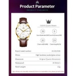 OLEVS 남성용 시계, 읽기 쉬운 남성용 블루/블랙/실버 가죽 남성용 손목시계... 캐주얼 시계, 방수 데이트 페이스 G5653-all black : 옥지타