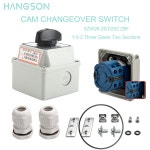 범용 로터리 전환 캠 스위치 SZW26-20/D202.2 660V 20A 3 2상 ON-Off-ON 마스터 외부 포함 : 리치상사24