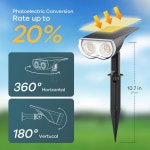 린킨드 태양광 조명 야외 방수 IP67 스타레이 황혼에서 새벽까지의 조명 정원 마당 조경 : 씨유리테일