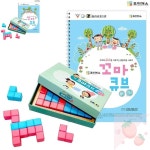 SB 꼬마큐브 수준2 세트 6세-7세 패턴블록 도형블럭 어린이집블럭놀이 어린이집퍼즐놀이 : 딸기soop