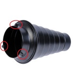 유니버설 스튜디오 스트로브 플래시를 위한 고독스 GODOX Sn-01 스누트 허니콤 그리 : 해수스스