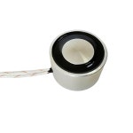 H6036 DC 12v 24v 전자 홀딩 자석 100Kgs 원형 소형 강력 전자석 1Pcs(H6036-24v) : Atelier Charm