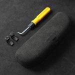 아우디 A4 A6 A8 A3 A5 Q3 Q5 Q7 Q8 인테리어 수정 Alcantara 스웨이드 자동차 안경 홀더 케이스 클립 : 블루밍바자