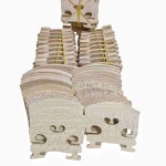 100pcs 좋은 바이올린 브리지 44 34 12 14 18 메이플 우드 바이올린 액세서리 부품 : 히어앤나우9