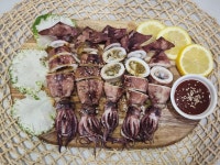 국내산 선동 오징어 1팩 1kg 내외 4~5미 통오징어 냉동 통찜, 볶음, 국거리용 : 행이마켓