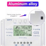 로드 타이머가 있는 30A 태양광 충전 컨트롤러 30암페어 패널 레귤레이터 LCD 디스플 : 씨유리테일