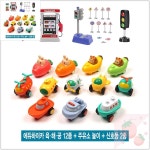 SB 육 해 공 12종n주유소 놀이n신호등 2종 풀백카세트 주유소장난감 : 딸기soop