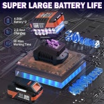 듀알트 20V 최대 배터리와 호환되는 워크스카이 리프 블로워 무선 2개의 4.0AH 배터 : 씨유리테일