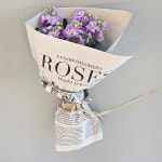 퍼플라 움 스톡꽃 생화 향기 좋은 생화 플라워 선물 인테리어 꽃 : 퍼플라움