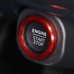 포드 매버릭 2022-2025 자동차 엔진 점화 시동 버튼 캡 주변 트림 링 장식 - 빨간색 커버 : 더앨빈샤컴퍼니