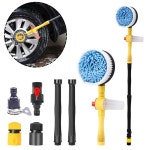 자동차 로터리 워시 브러시 키트 360도 회전 조절 가능한 딥 차량 청소용 고압 세척기 : 와이알트레이드