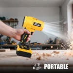 가정 청소 자동차 실외 먼지 제거(배터리 없음)를 위한 가변 속도 30000RPM 전기 : 씨유리테일