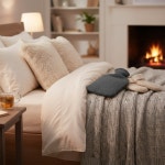 커버만-파쉬 보온물주머니 양면누빔7미리 면커버 2L용 : FASHY