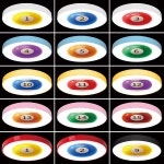 커스텀 패턴 당구 큐빅 샹들리에 무드등 당구장식 1 일번 30센티 지름 LED 램프 18W : 마이샵나우