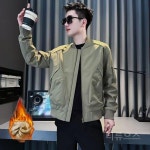 티류으스 남성 야구점퍼 카라 자켓 워크웨어 기모 캐주얼 아우터 Lyw G1617 블랙 안쪽 프리스 M : 리브드플랜