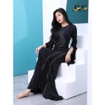 2025 벨리댄스 세트 이라크 카울리야 헤어 토싱 드레스 투명 공연 의상 : 메르코리아