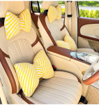 G1633 차량용 쿠션 헤드 허리 리본모양 귀여운 차꾸미기 선물 여자친구 : 쿠마네상점