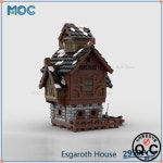 Esgaroth House MOC 빌딩 블록 DIY 조립 벽돌 모델 크리 에이 티브 컬렉션 반지 디스플레이 교육 장난감 선물 2952PCS : 태림 상사