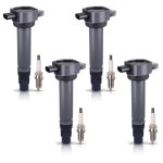 ENA 4개 점화 코일 팩 5224 스파크 플러그 24 20 L4 지프 패트리어트 컴퍼스 : 더엠제이글로벌