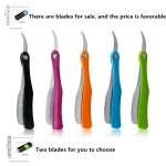 깃털 면도기 빈티지 수동 변경 블레이드 레트로 복고풍 엔틱 접는 칼 홀더 남자 이발사 도구 G1105 : 베스트321비