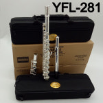 MFC 플루트 281 실버 도금 전문 플루트 악기 중급 학생 C 레그 16 홀 폐쇄 홀 E 키 신제품 : 히어앤나우8