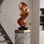 현대 추상 조각 장식 디자이너 공예 유럽 홈 빌라 복도 입구 아트 : 태림 상사