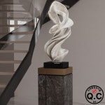 현대 추상 조각 장식 디자이너 공예 유럽 홈 빌라 복도 입구 아트 : 태림 상사