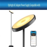 Govee H6076 LED 플로어 램프 음악 동기화 24W 2000 루멘 스마트  스탠딩 조명 Alexa 전원용 AC 어댑터 : 필승익스프레스