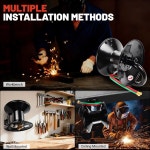 수동 트윈 용접 호스 릴 100피트 3/8인치 또는 1/4인치 가스 호스 벽 천장 카트용 : 씨유리테일