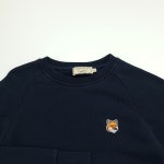 CN630 XS 메종키츠네 폭스헤드 다크네이비 맨투맨 스웻셔츠 : 바루사