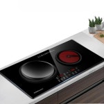 임베디드 유도 밥솥 더블 스토브 헤드 상감 전기 세라믹 데스크탑 오목 볶음 : 프라임무역62