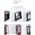 꽂이 큐대 선반 보관대 거치대 월넛 당구큐 당구장 홀더 8홀 도톰한 나무판재+에나멜-진밤 : 반픽001