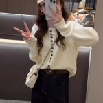 니트 가디건 스웨터 아우터 : petitdu01