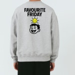 페이보릿프라이데이 맨투맨 남여공용 오버핏 데일리룩 긴팔티 : 페이보릿 프라이데이