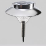 시월 태양광 LED 정원등 실버 벽부겸용 화단조명 정원잔디등 경관조명 : 시월콤파니