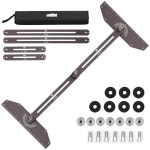 금속 손잡이와 이중 고무 와셔가 있는 MBIGM 건메탈 그레이 계단 게이지 도구 - 강력 : 씨유리테일