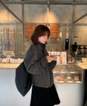 (차콜 당일) Ourin 아워인 25FW 플리스 점퍼 (2color) 집업 : 샌드 - Sand