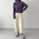 뒷밴딩 기모 골덴 팬츠 : 바비윤 barbieyun