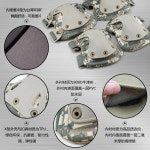 적인 무릎 보호대 보호용 군용 팔꿈치 봉춤 오토바이 패드 모터사이클용 위한 특수용 1개 마루 MC 무릎보호대 MC 무릎보호대 팔꿈치... 