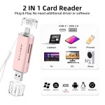 SD 카드 리더 맥북호환 컴퓨터/PC 노트북 아이패드호환 삼성호환 삼성제품호환 안드로이드 : 씨유리테일