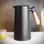 블랙 이중 보냉 진공 이중진 올데이 포트 테이블 냉주 1L 유리 : 경기다온