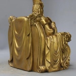 중국 신화 황동 용왕 주 비 조각상 : 태림 상사