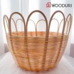 우드리 클래식 바구니 라탄 만들기 DIY키트 전통 공예 소품 교육 영상제공 : 우드리 잇츠브랜드