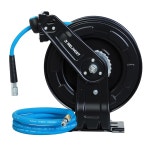 접이식 에어 호스 릴 최대 압력 300PSI의 50피트 X 3/8인치 하이브리드 호스 : 씨유리테일