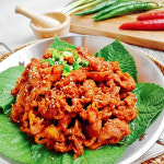 천지푸드 고추장 제육볶음 양념 주물럭 돼지 불고기 1kg 캠핑 고기 요리 소주 안주 : 천지푸드