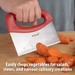 스테인리스 스틸 식품 스크레이퍼 도구 - 도마 베이킹 페이스트리 반죽 절단 및 벤치 스크 : 씨유리테일