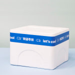 EM-2 14개 렛츠쿨 스티로폼 11.5L, 화이트 : 바인어스 주식회사