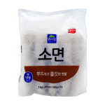 면사랑 냉동 소면 1kg (200g x 5개) 비빔국수 냉동면 : 새봄 식자재