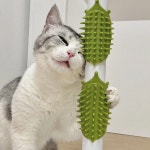 고양이 셀프 그루밍 벽 코너 스크래쳐 빗 부드러운 그루밍 마사지 브러쉬 스크래치 마사지 도구 새끼 고양이/강아지용 : 오천만국민쇼핑몰
